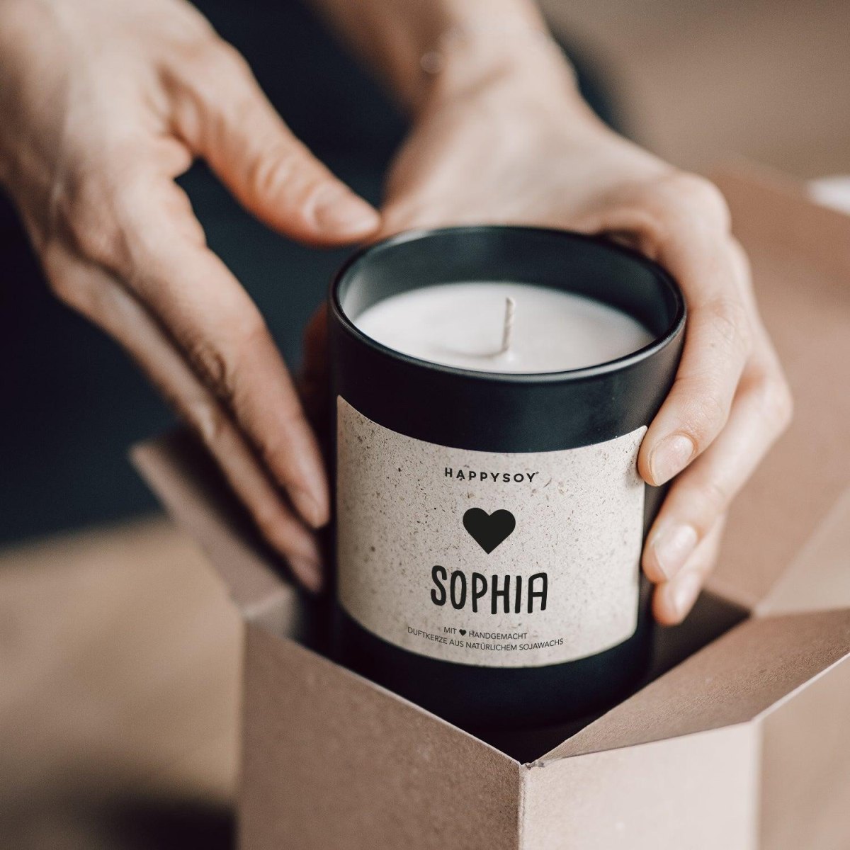 Personalisierte DIY Kerze als Geschenk