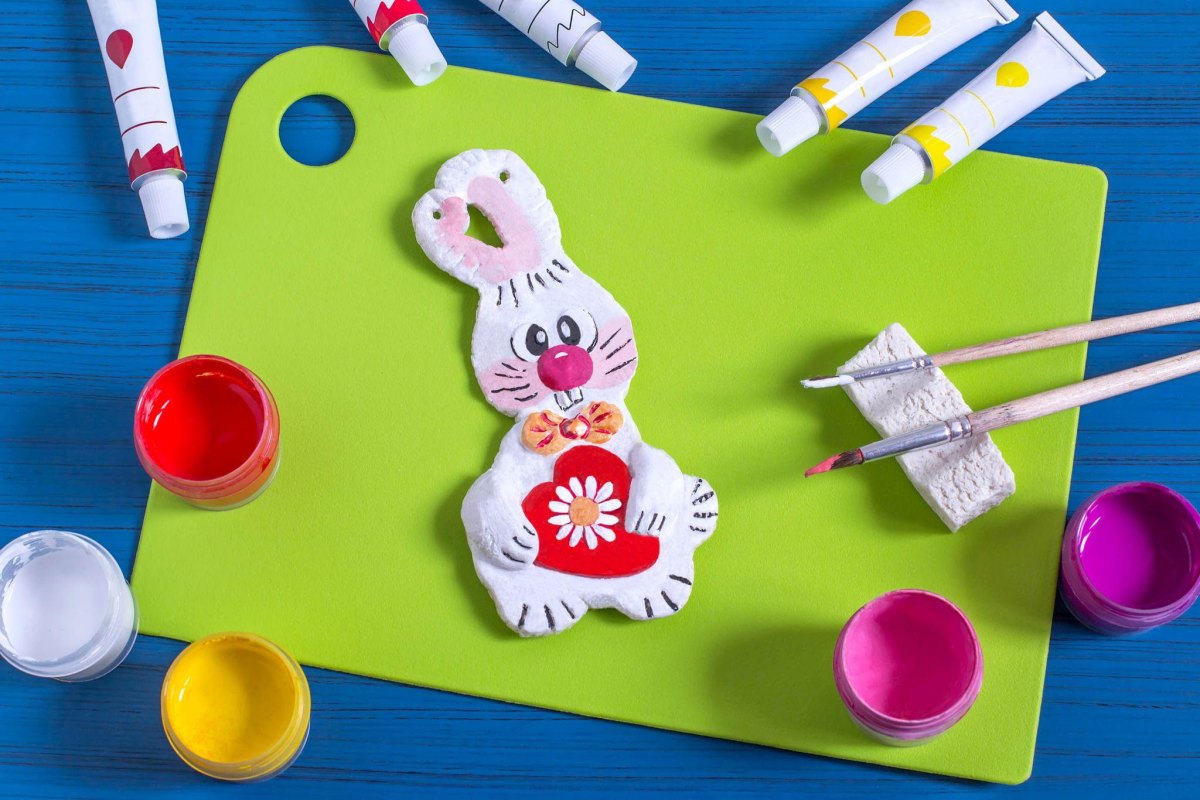 Personalisierte Salzteig Geschenke Ostern