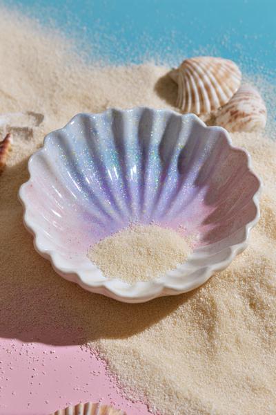 8. Muschel-Küstenlook als Pottery Painting Ideas Easy Jewelry Dish mit Sandverlauf