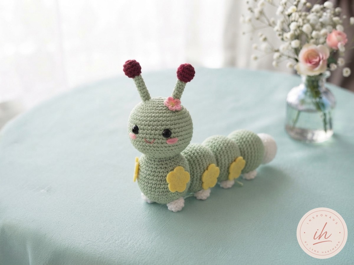 Raupe Amigurumi Häkeln - Eine Kleine Raupe Mit Ganz Viel