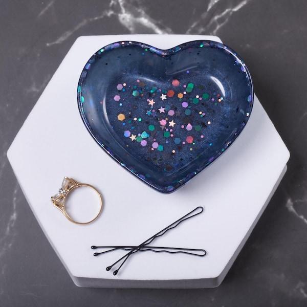 Glitzer Resin Schmuckschale
