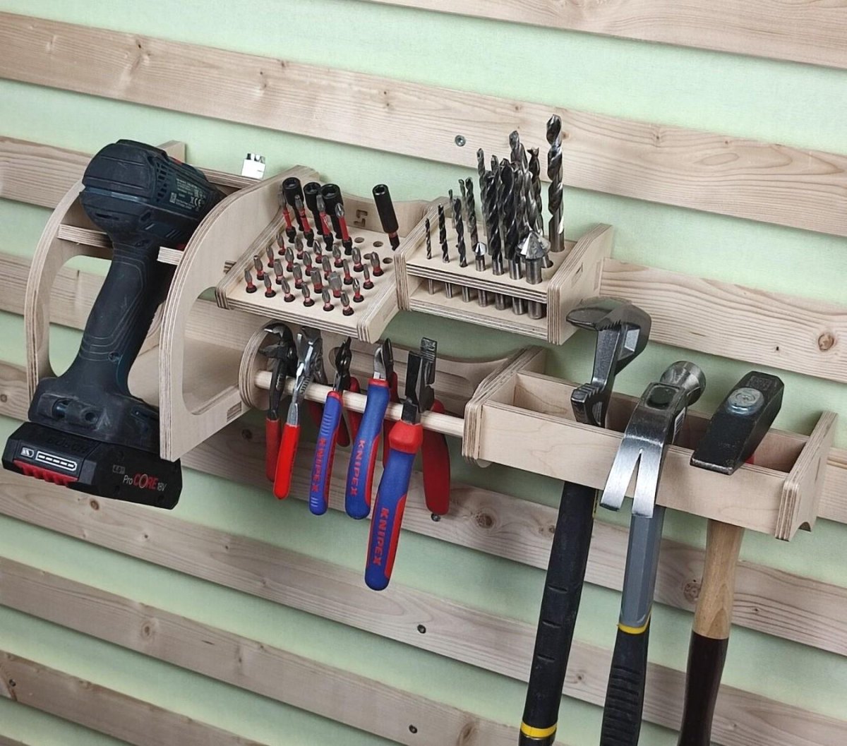 Werkzeughalter aus Holz DIY