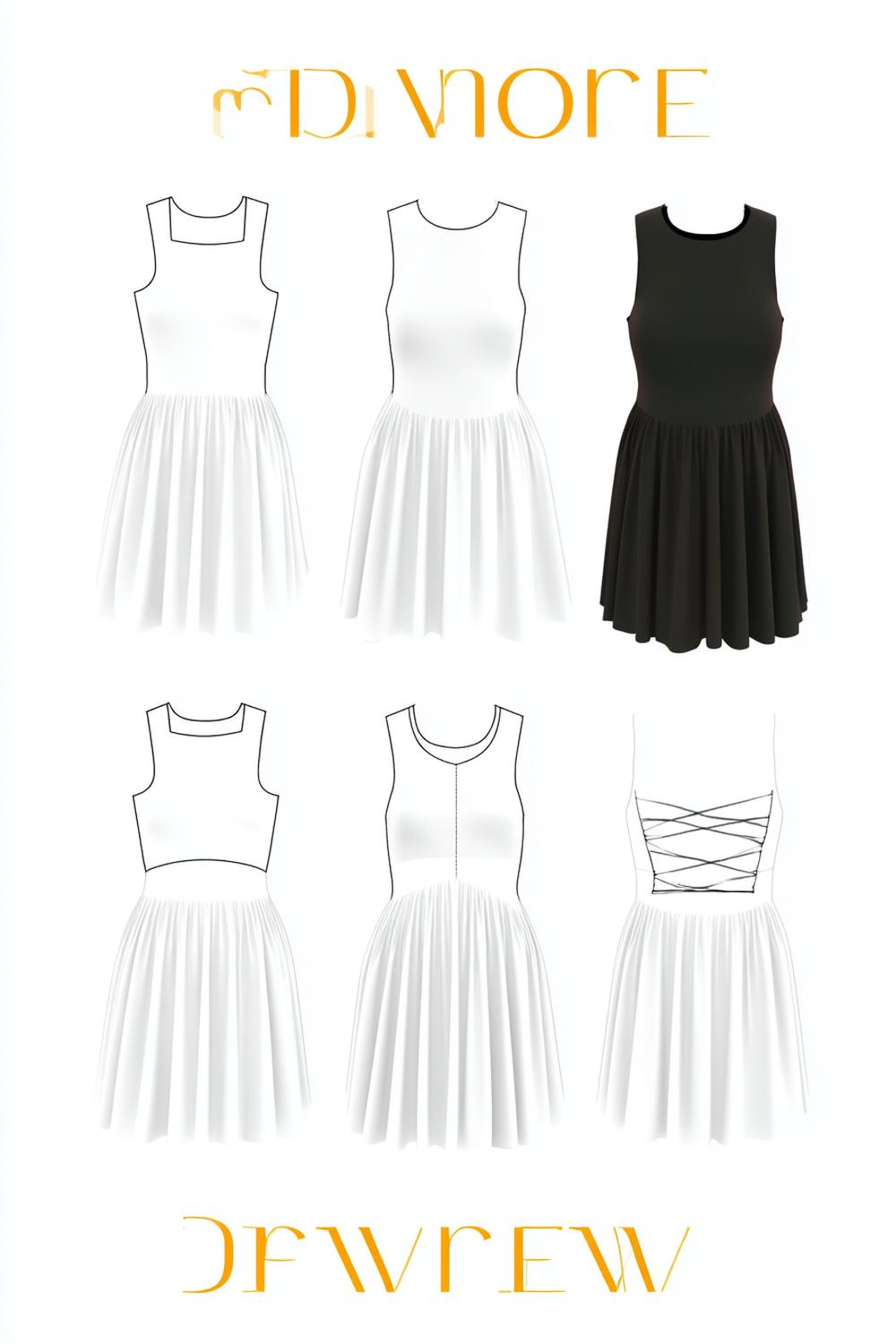 Elegante Kleid-Variationen