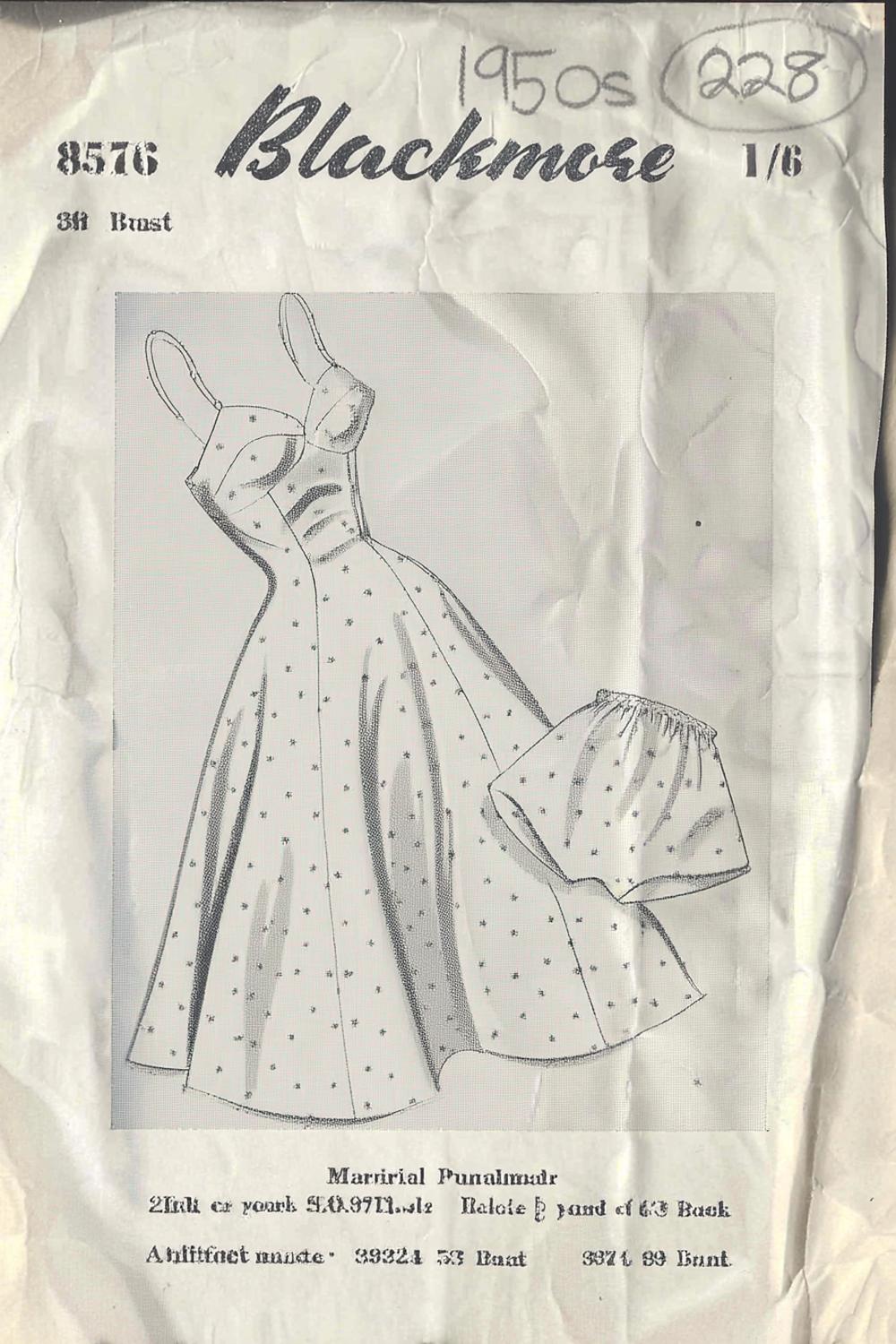Vintage Schnittmuster aus 1950ern