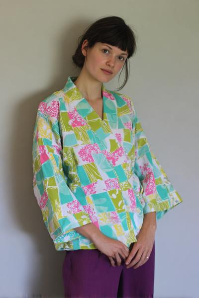 10. Kimono-Jacke aus Rechtecken für Sewing Projects Clothes Easy mit Kontrastpaspel