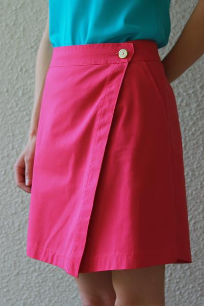 5. Wickelrock mit Sewing Projects Clothes Patterns und asymmetrischer Knopfleiste