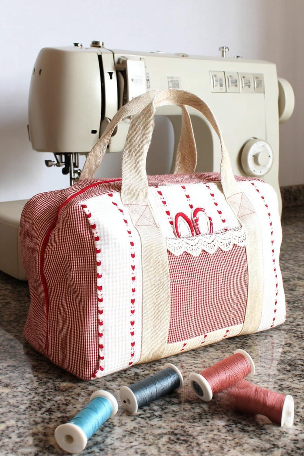 Vintage Nähmaschinentasche