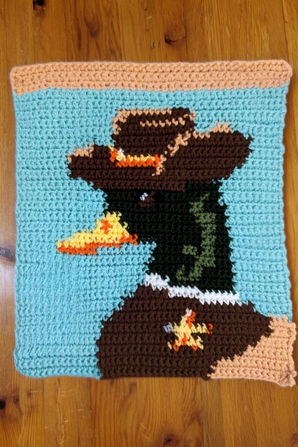 Cowboy-Häkeldecke