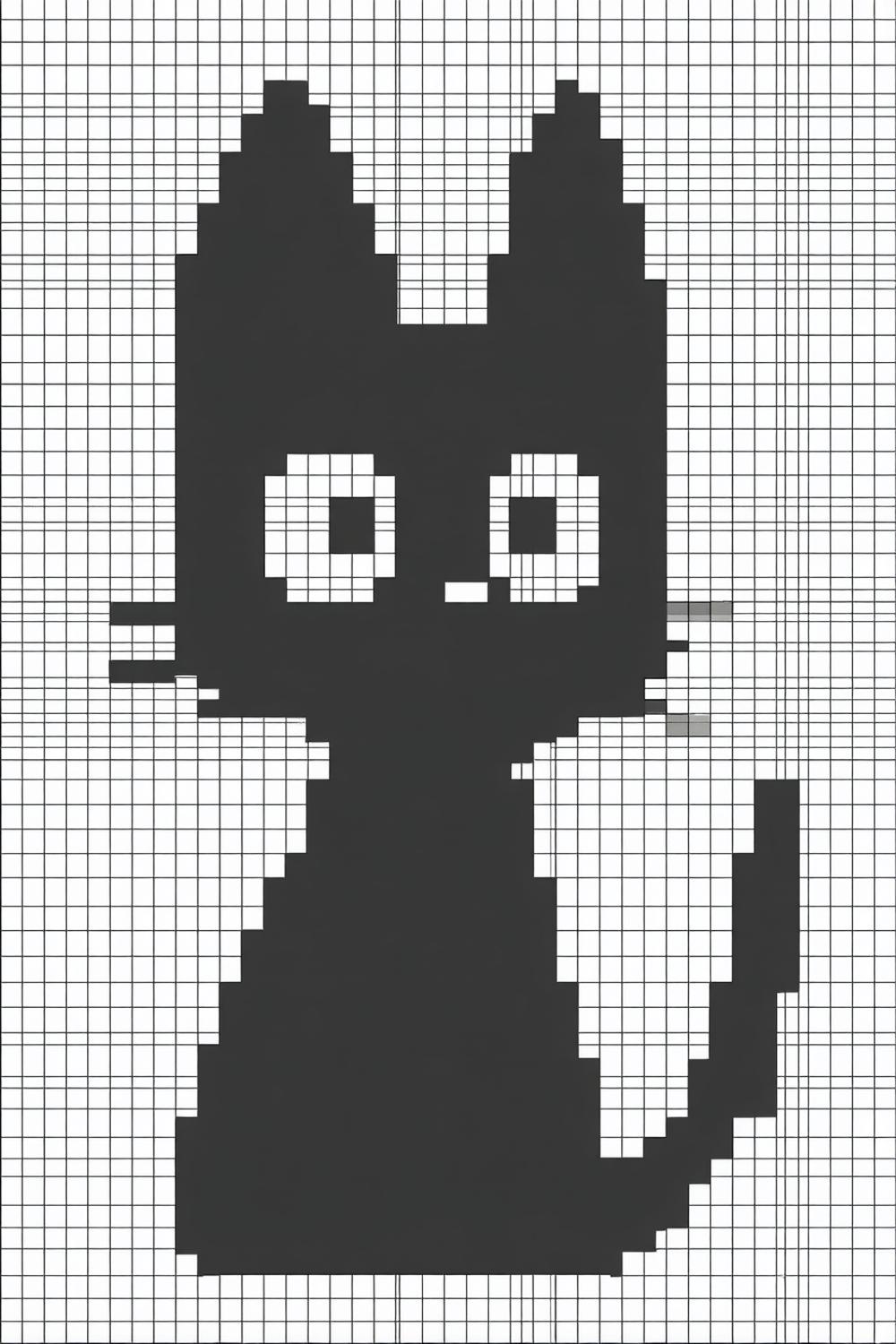 Schwarze Katzensilhouette