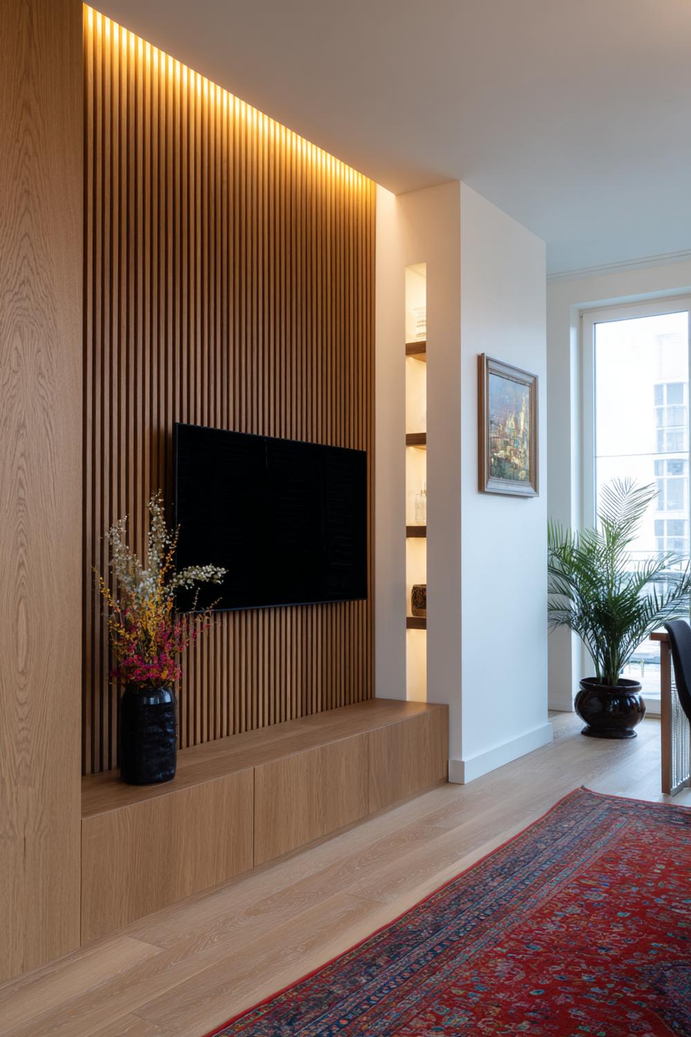 TV Wand gestalten Ideen: 9 stilvolle Konzepte für ein wohnliches Medien-Statement