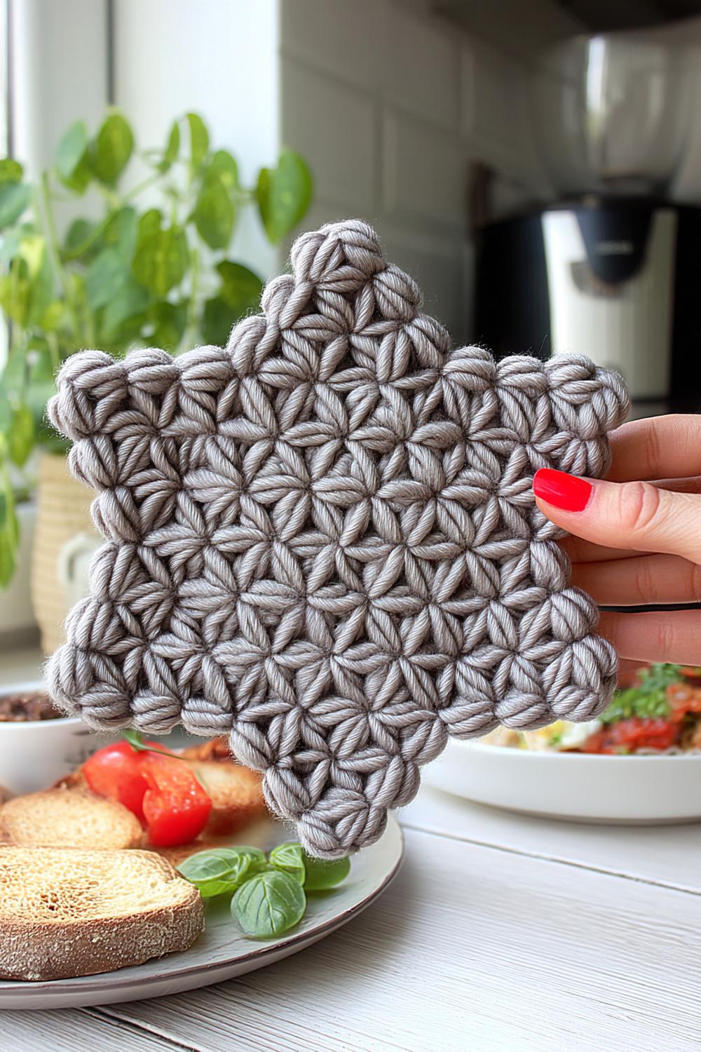 Geometrische Eleganz in Naturfarben