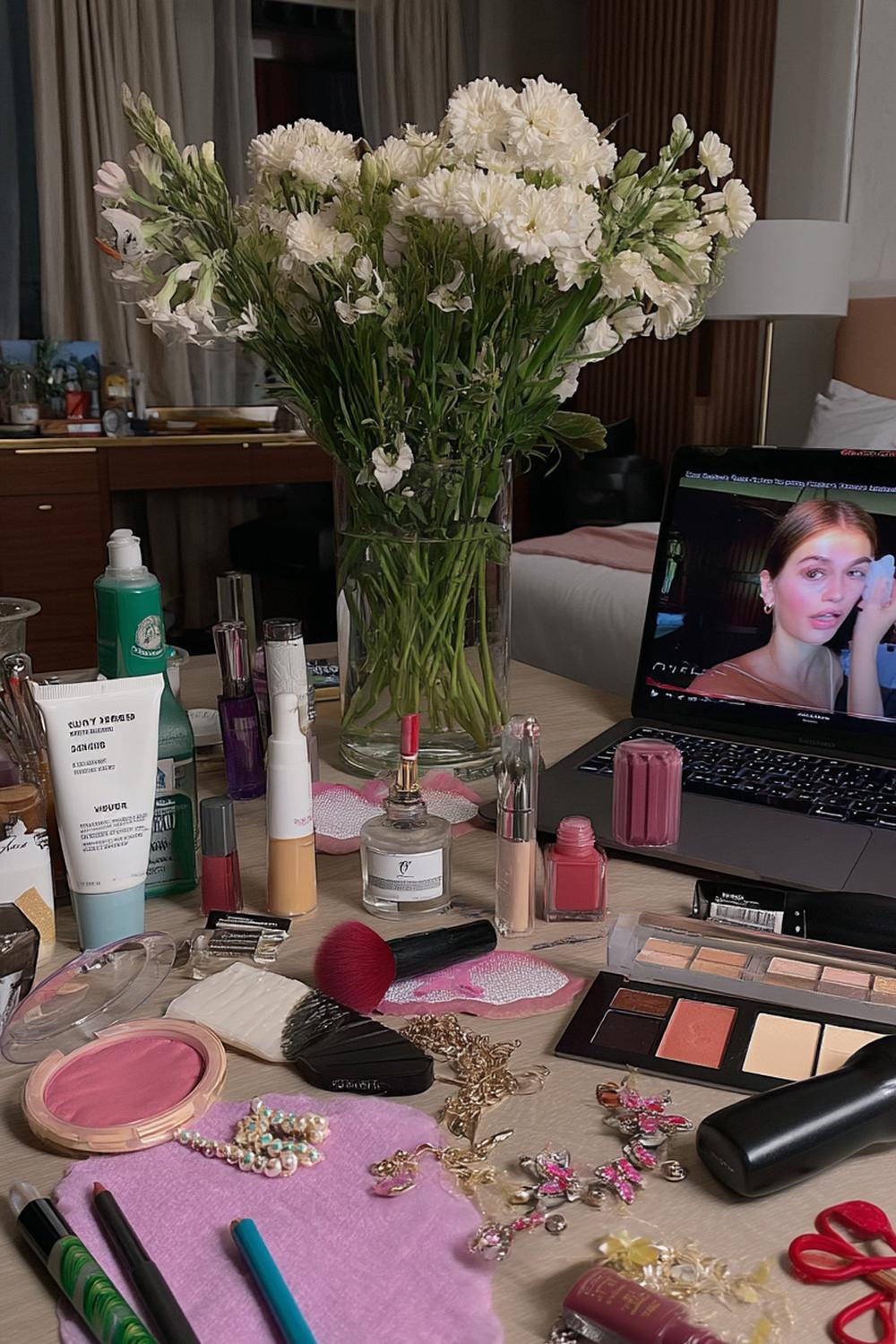 Ästhetische Lifestyle-Collage