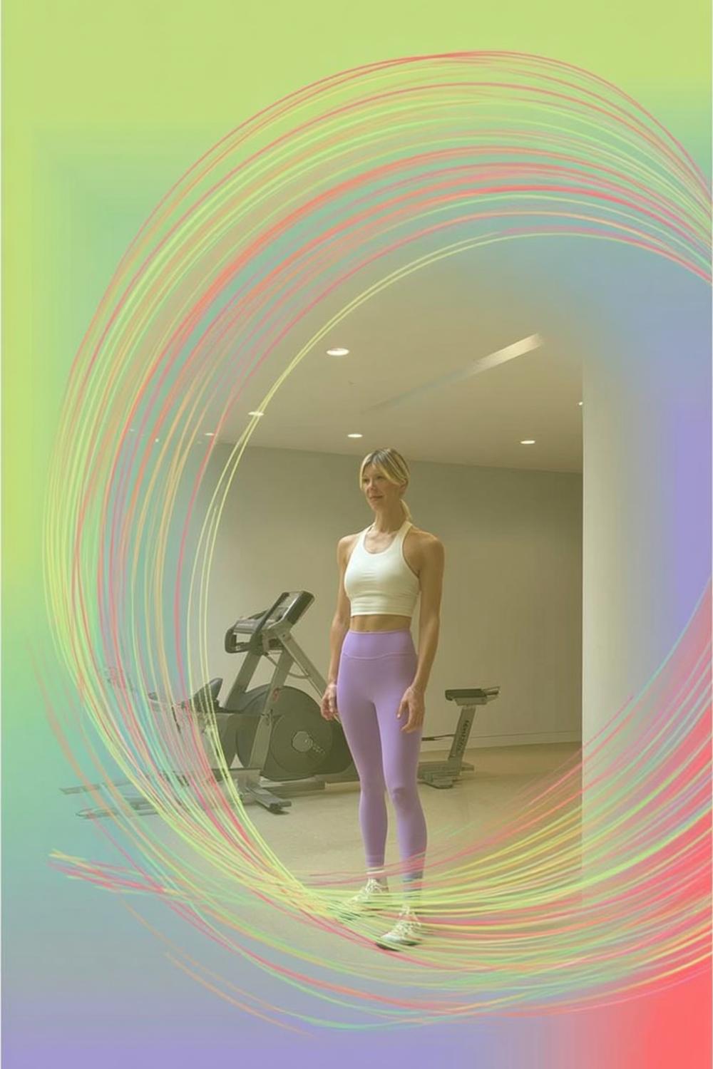 Bunte Fitness-Energie